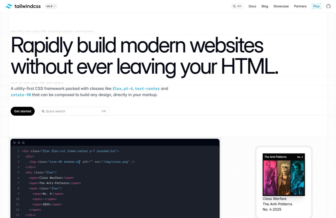 tailwindcss.com captured at MacBook Pro 14 size